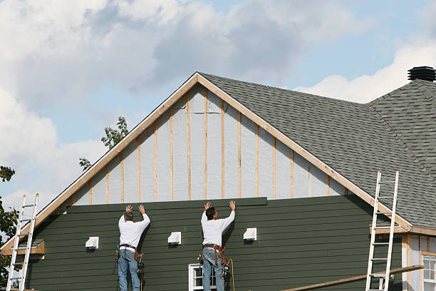 Professional Siding Installation technician working in Rock Creek, MN
